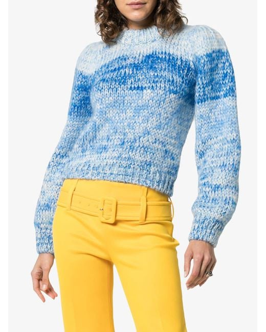 Ganni julliard striped sweater sales