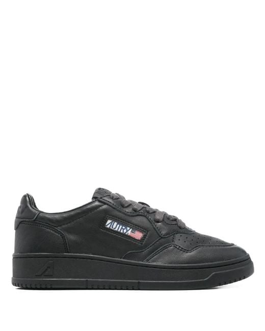 Autry Black Sneakers Medalist
