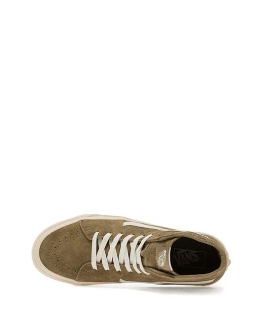 Vans Natural Sk8-Hi Lace-Up High-Top Sneakers