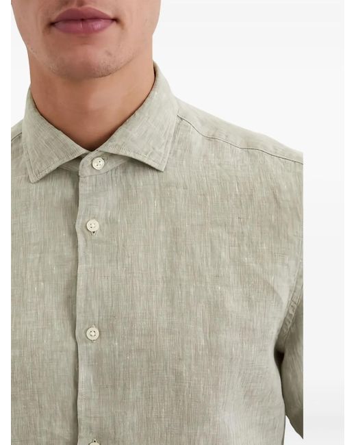 Marc O' Polo Natural Textured Button-Up Shirt for men
