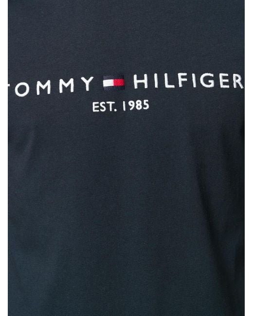 Tommy Hilfiger Black Short Sleeved T-Shirt for men