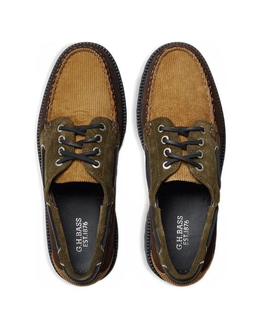 G.H.BASS Brown Ranger Camp Moccasins for men