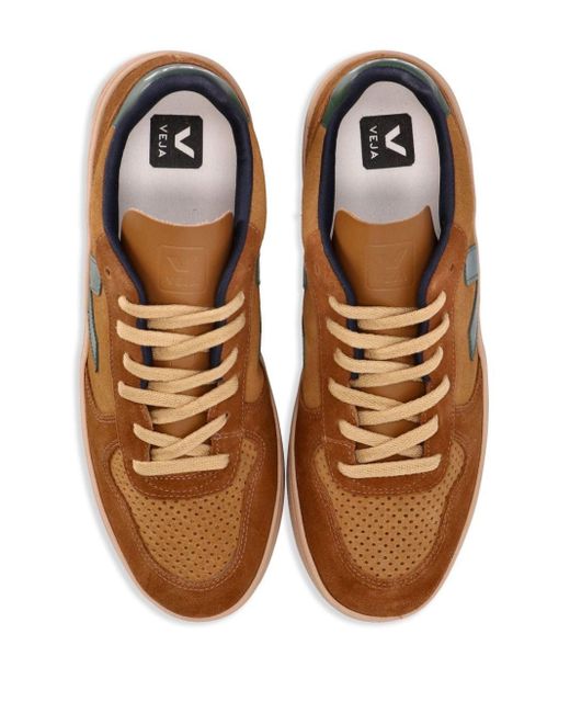 Veja V-10 Suede Sneakers in Brown for Men | Lyst