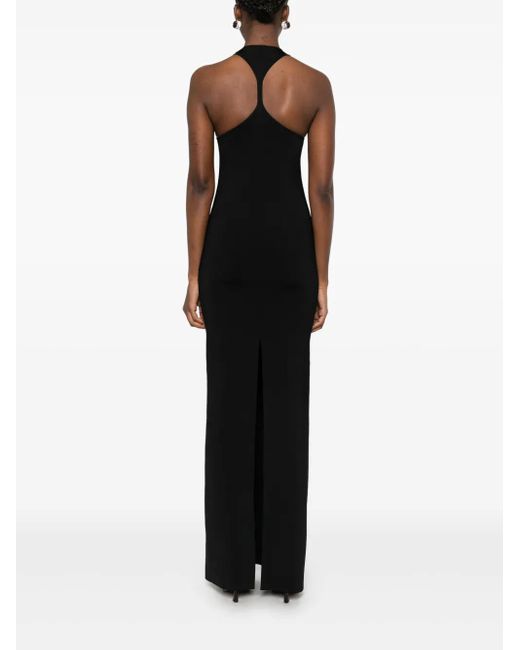 Saint Laurent Black Kleid Maxi Dress