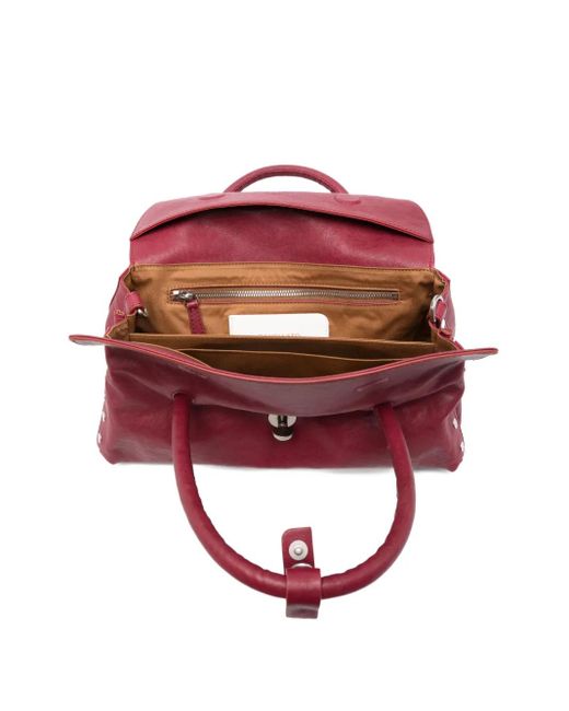 Zanellato Purple Small Dotta Tote Bag