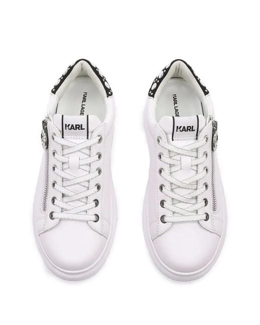 Karl Lagerfeld Zip Kapri スニーカー White