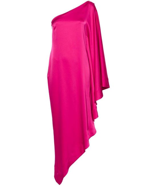 Alexandre Vauthier Pink Satin Finish Dress