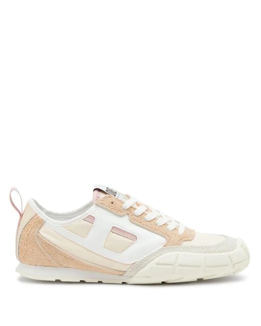 DIESEL White S-Pagodha Low Sneakers