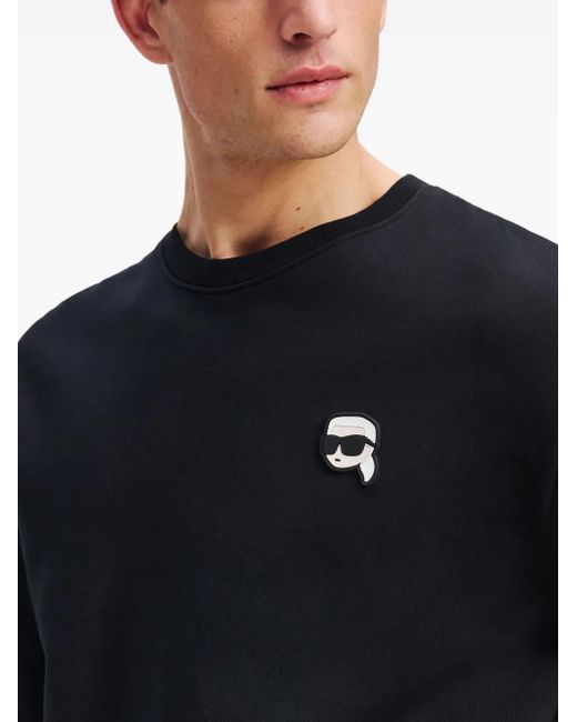 Karl Lagerfeld Black Ikon T-Shirt for men