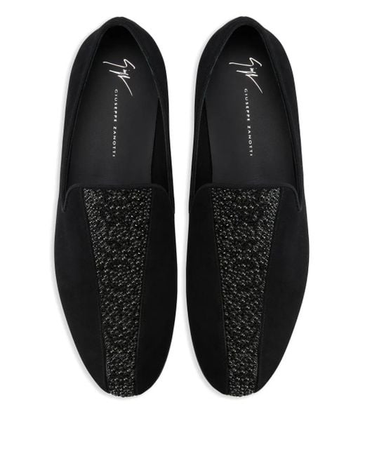 Giuseppe Zanotti Black Alvaro Loafers for men