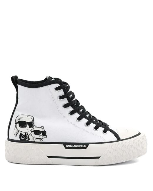 Karl Lagerfeld Black Kampus Max Iii Sneakers