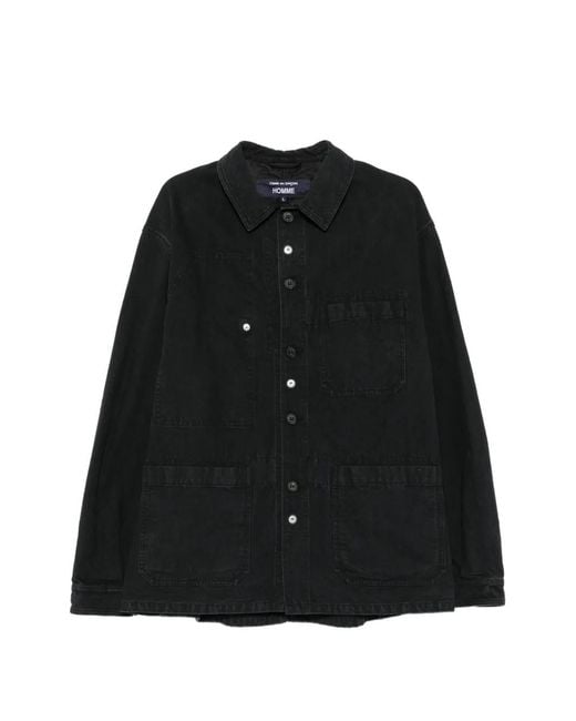 Comme des Garçons Black Long-Sleeves Jacket for men