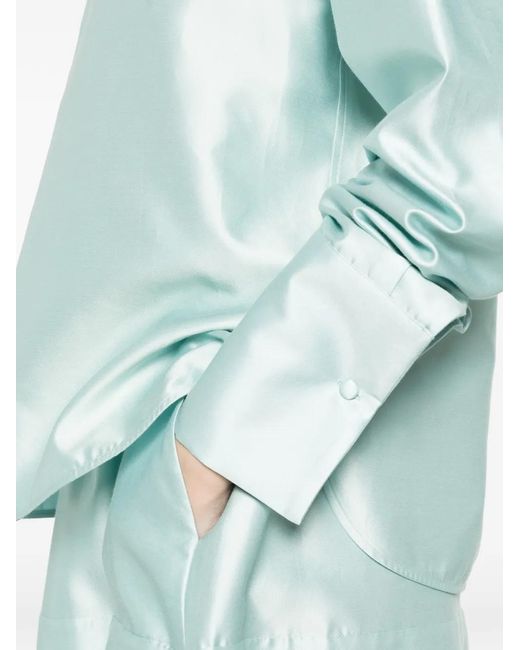 Kiton Blue Shirt And Skirt Set (Set Of Two)