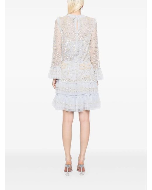 Needle & Thread White Celia Dress