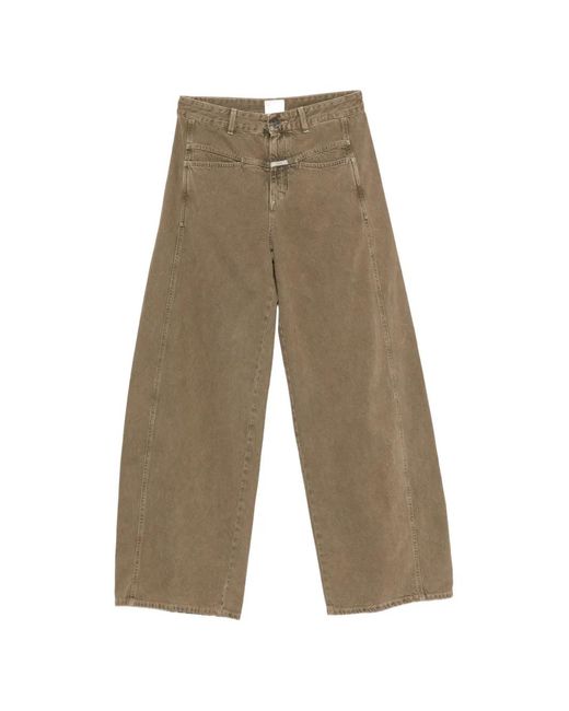 Closed White Tori-X Wide-Leg Jeans