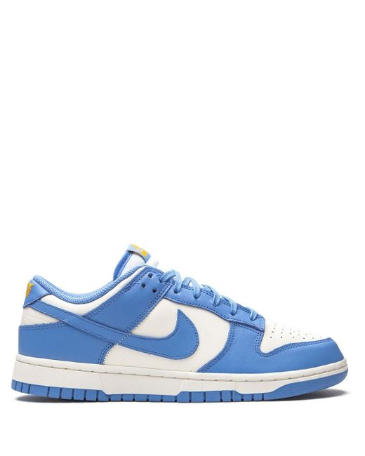 Nike Leather Dunk Low 'coast' Sneakers in Blue | Lyst