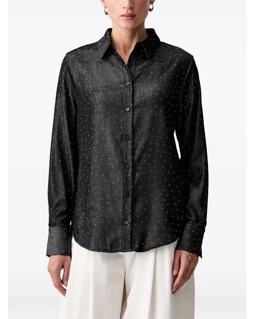 Guess Black Studded Shirt