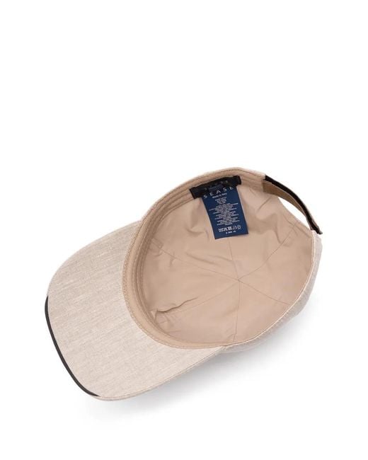 Sease Natural Logo-Detail Baseball Cap for men