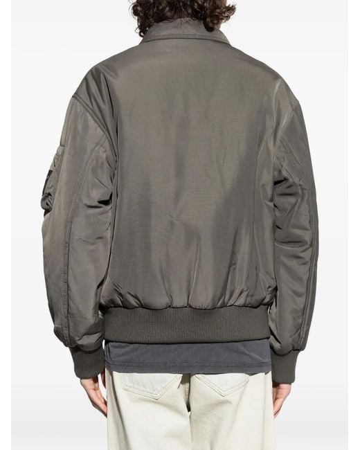 Maison Kitsuné Gray Zip Jacket for men