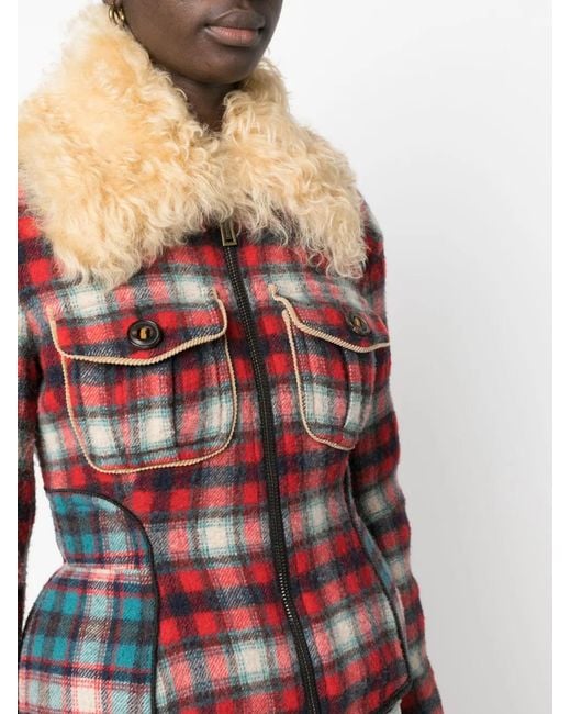 DSquared² Flanellen Jack in het Red