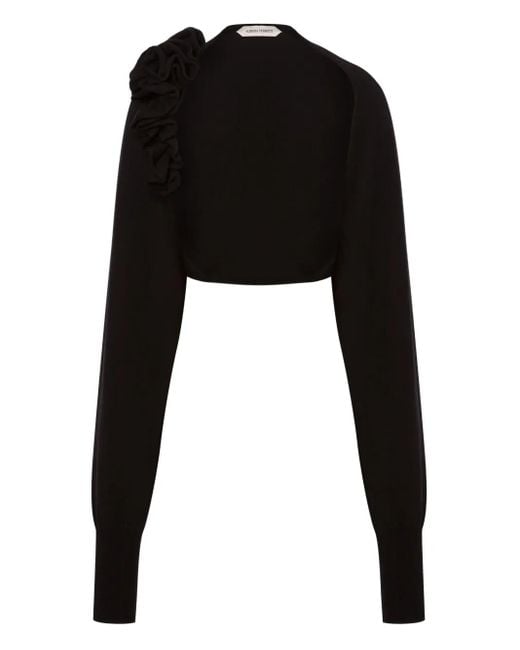 Alberta Ferretti Trui Met Applicatie in het Black