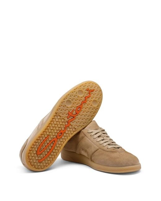 Santoni Brown Sneaker Dbs Oly for men