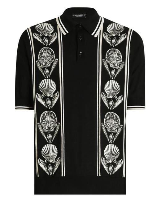 Polo di Dolce & Gabbana in Black da Uomo