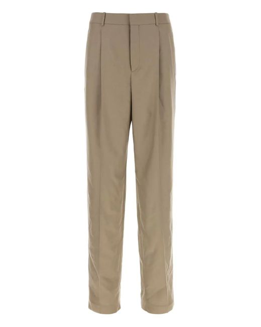 Saint Laurent Natural Cashmere Trousers for men