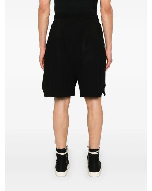 Thom Krom Black Waffle-Effect Track Shorts for men