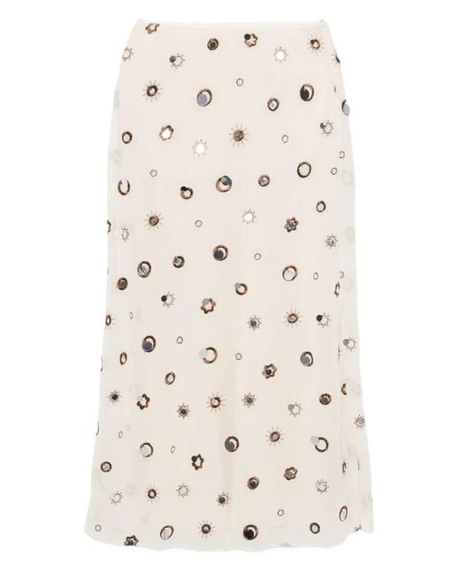 Reformation Natural Layla Skirt
