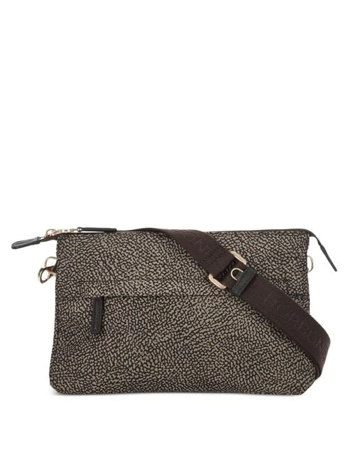 Bandolera Estampada Borbonese de color Gray