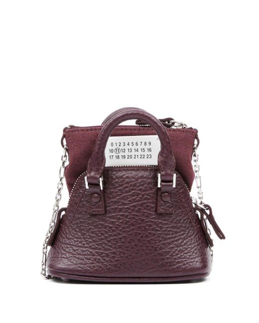 Maison Margiela 5ac Classique Baby Tas Met Handgreep in het Purple