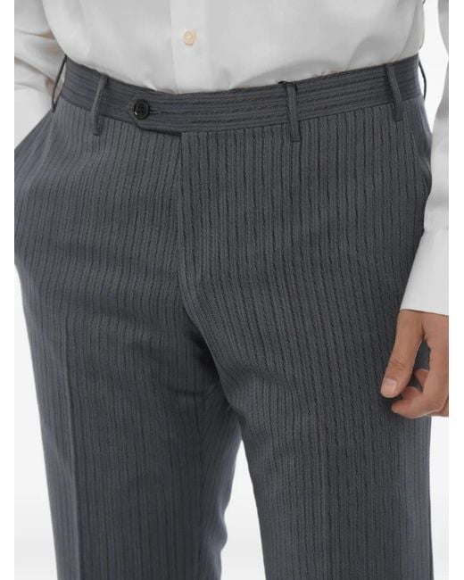 Corneliani Gray Academy Cerimonia Tailored Trousers for men