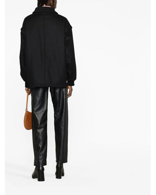 Isabel Marant Black Button-Fastening Sleeveless Jacket