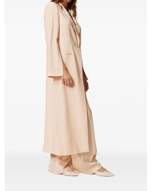 Twinset Natural Envers Duster Coat