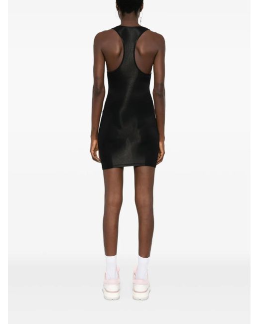 Abito La Femme Amazone Corto A Coste di Maison Close in Black