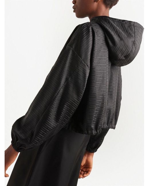Chaqueta acolchada de Re-Nylon Prada de Tejido sintético de color Negro Mujer Ropa de Chaquetas 