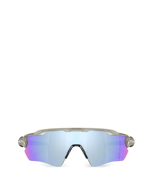 Oakley Blue Radar Ev Path Geometric-Frame Sunglasses for men