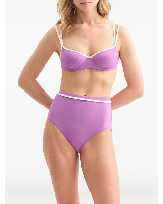 Eres Purple Dayle Bikini Top