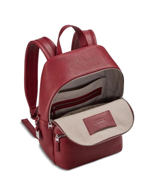 Shinola Red Petit Sac À Dos Runwell