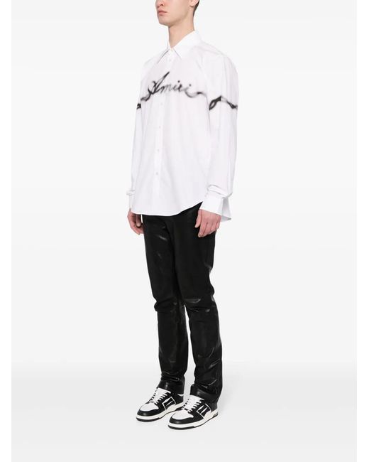 Amiri White Smoke Shirt for men