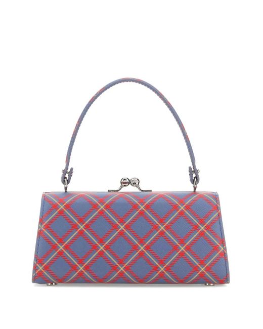 Vivienne Westwood Extra Large Doll Frame Tote Bag in Purple