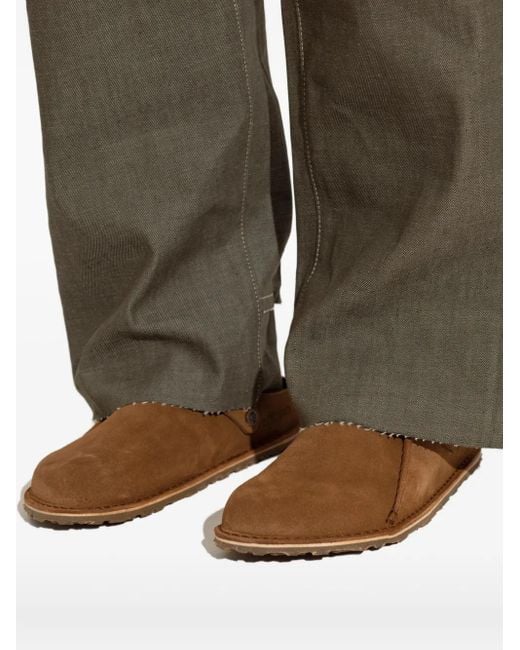 Birkenstock Brown Buckle Strap Mules