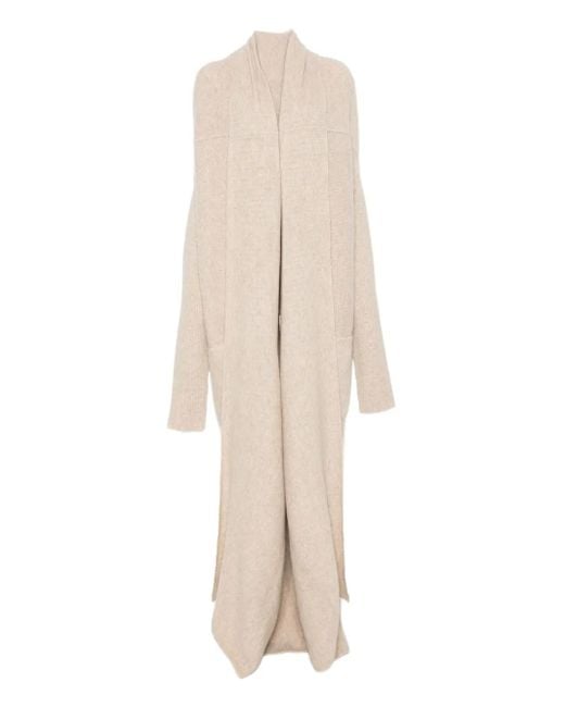 Rick Owens Lange Vestjas in het Natural voor heren