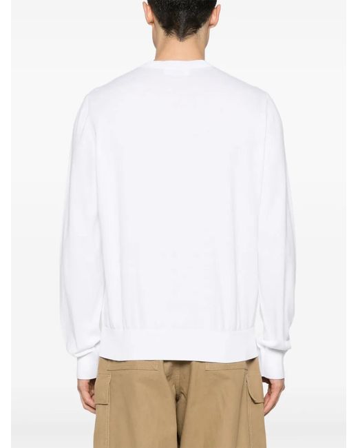 DSquared² Pullover Mit Logo-Schild in White für Herren