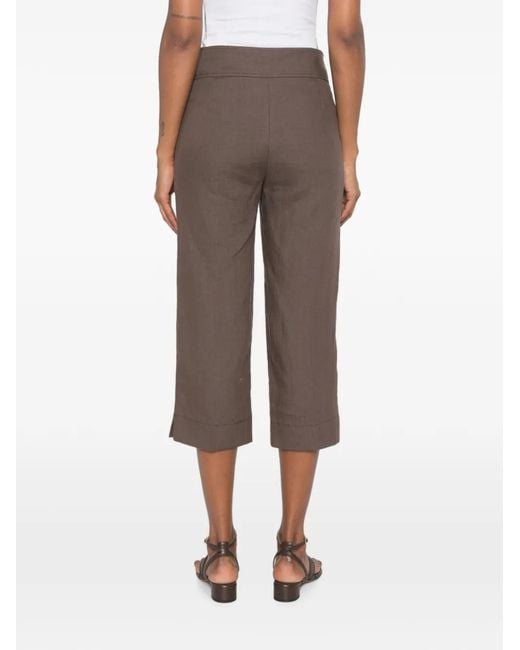 ViCOLO Cropped Broek in het Brown
