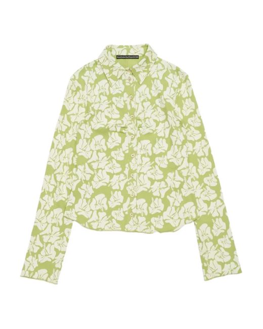 Stockholm Surfboard Club Yellow Floral Shirt
