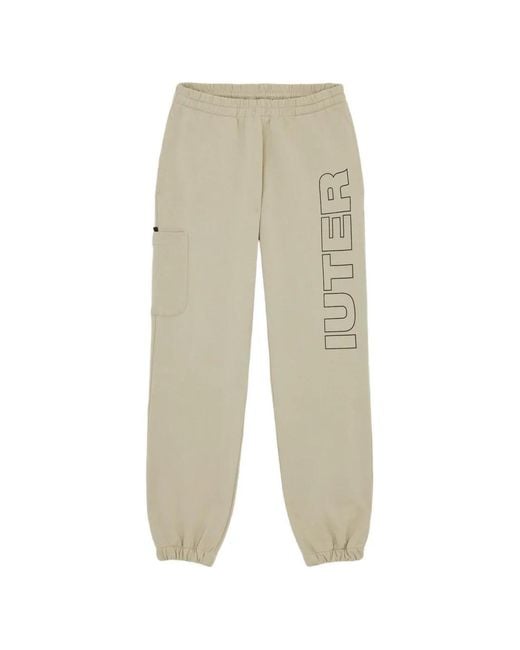 Iuter White Family Patch-Pocket Cotton Trousers for men