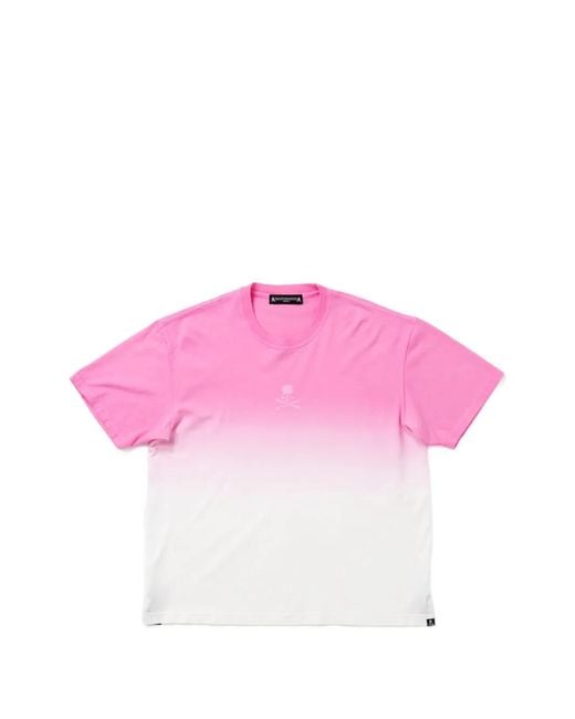 MASTERMIND WORLD Pink Faded Short-Sleeved T-Shirt for men