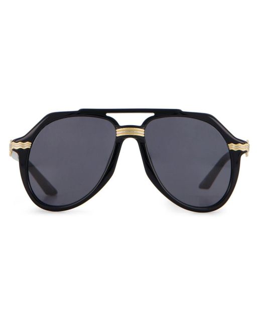 Casablancabrand Blue Rajio Pilot-frame Sunglasses for men